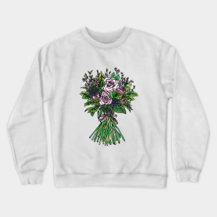 Hand-tied flower Bouquet Crewneck Sweatshirt